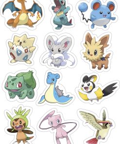 Pokémon Sticker – Sticker Nhân Vật Pokémon Cực Dễ Thương